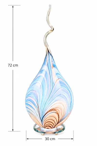 Lampe flamme Bleue
